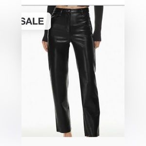 Aritzia Leather Pants